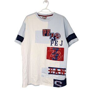 Y2k Pepe Jeans graphic shirt white size XL